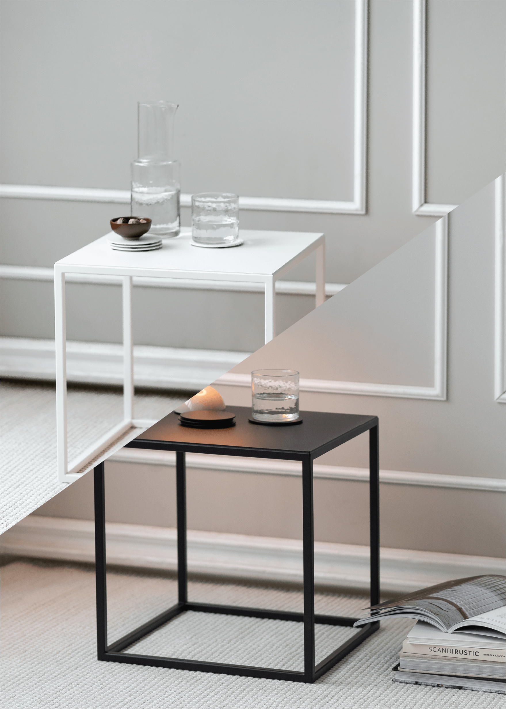 Elegant und modern: Eine Einrichtung in Schwarz-Weiß  | Metallbude